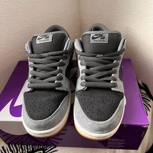 Nike SB Dunk Low Pro Black and Gray Shoes